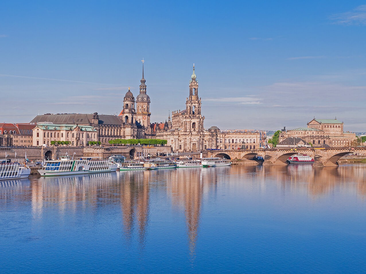 STADT Skyline Dresden Wandbild 0120-2