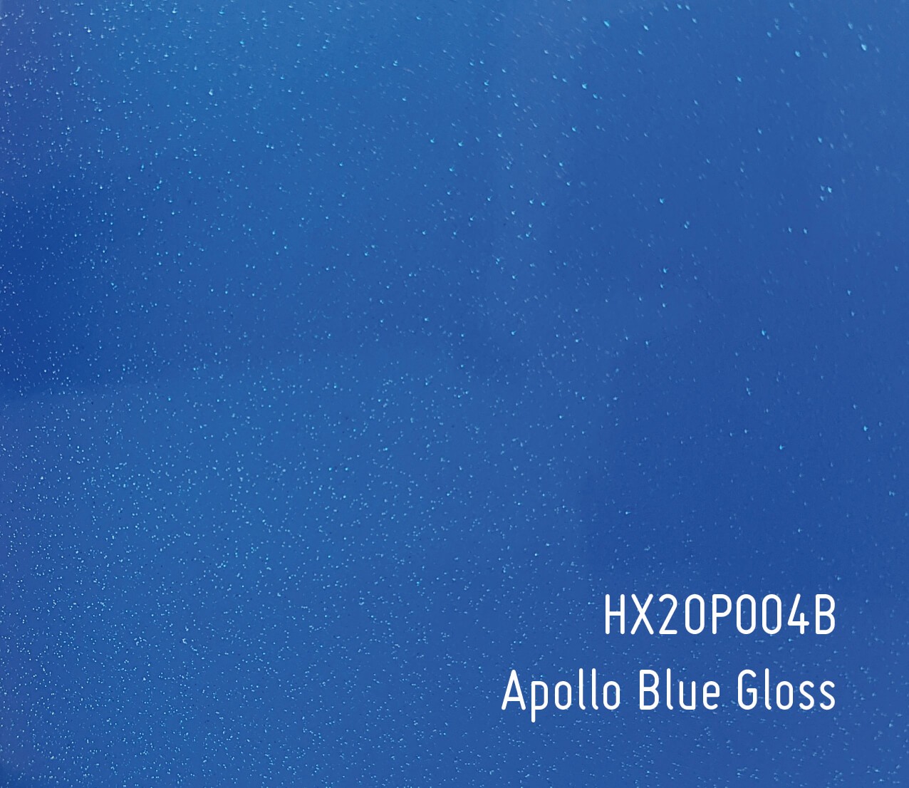 Autofolie Hexis HX20P004B - Apollo Blue Gloss (mit Glitzer)