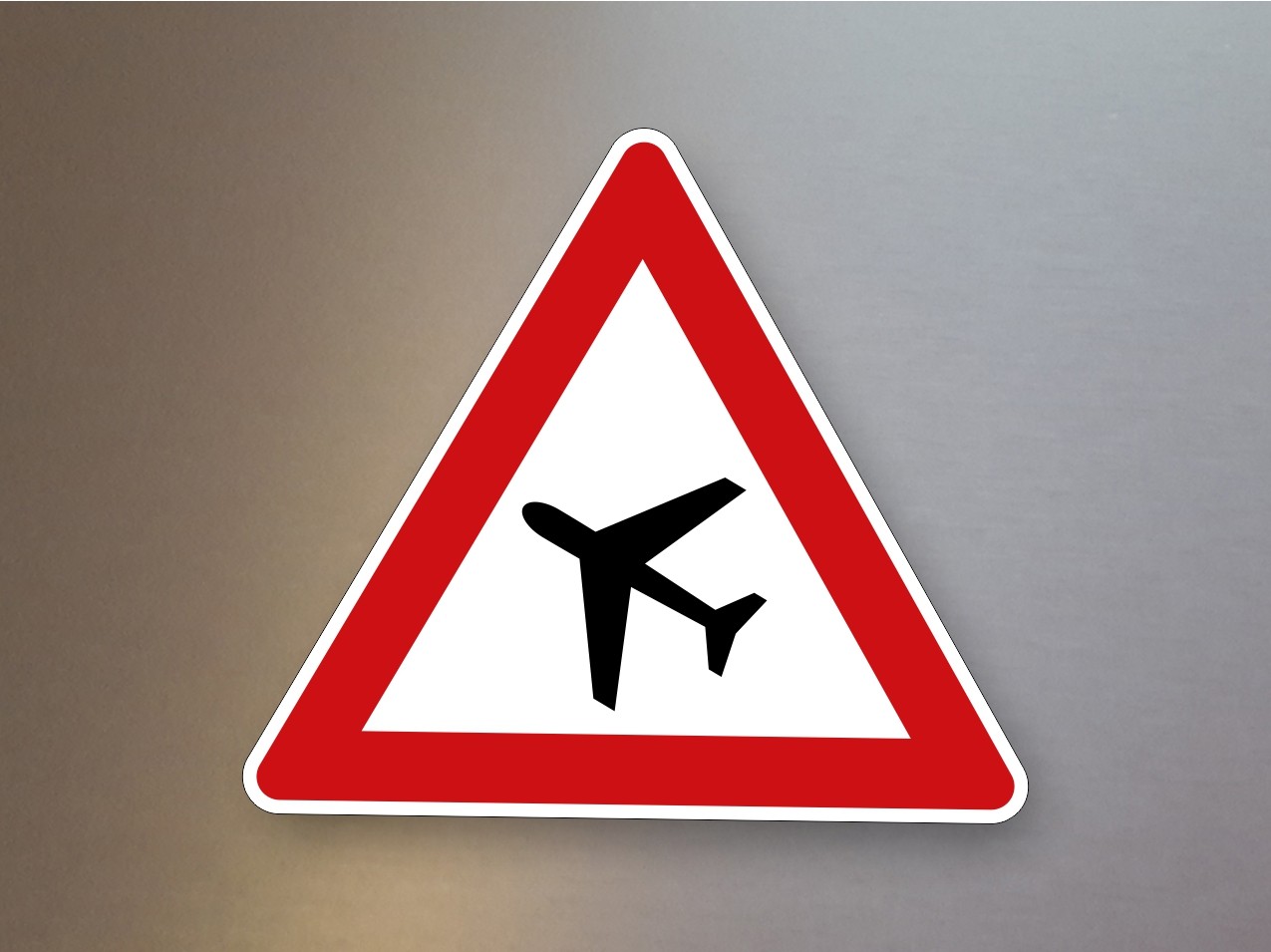 Verkehrsschild Flugbetrieb Aufstellung rechts 101-10