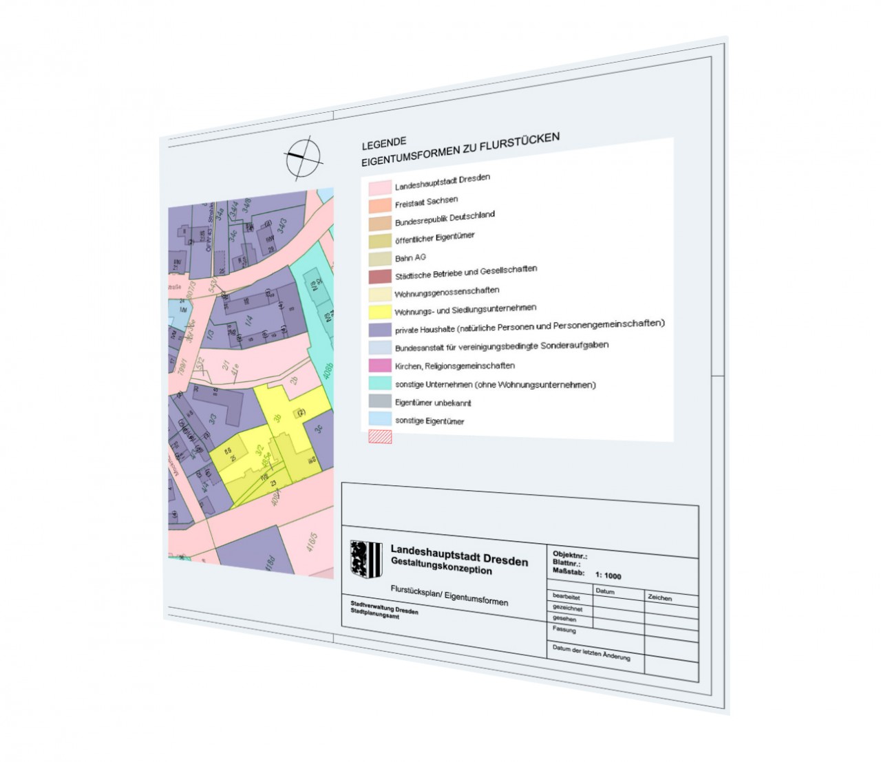 CAD Plan beidseitig laminiert auf Rolle