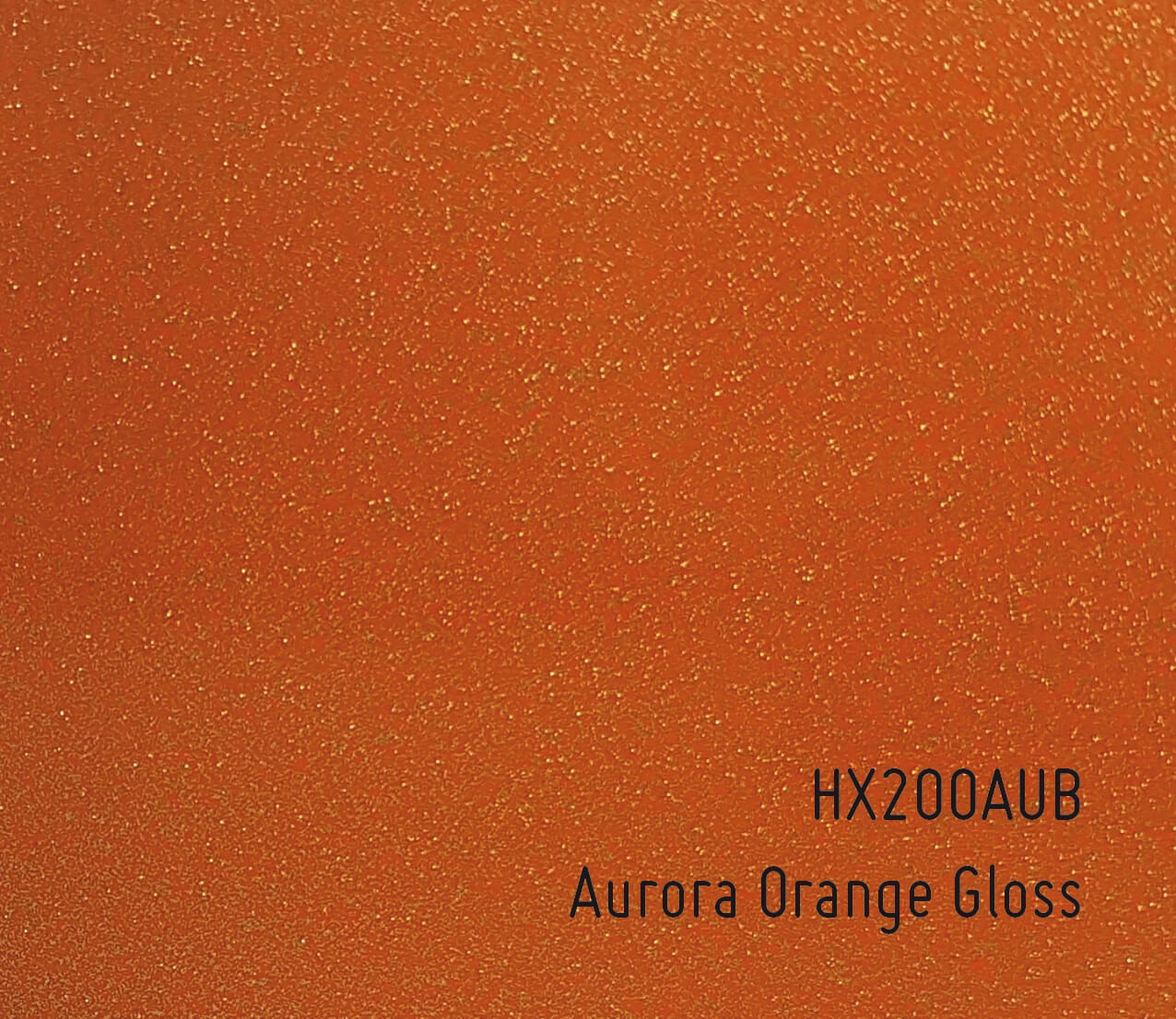 Autofolie Hexis HX200AUB - Aurora Orange Gloss (mit Glitzer)