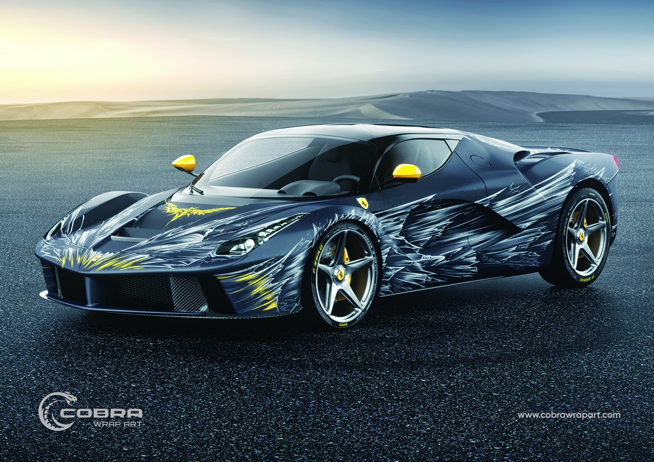 Ferrari F12 Car Wrap DRUCK & KLEBEN