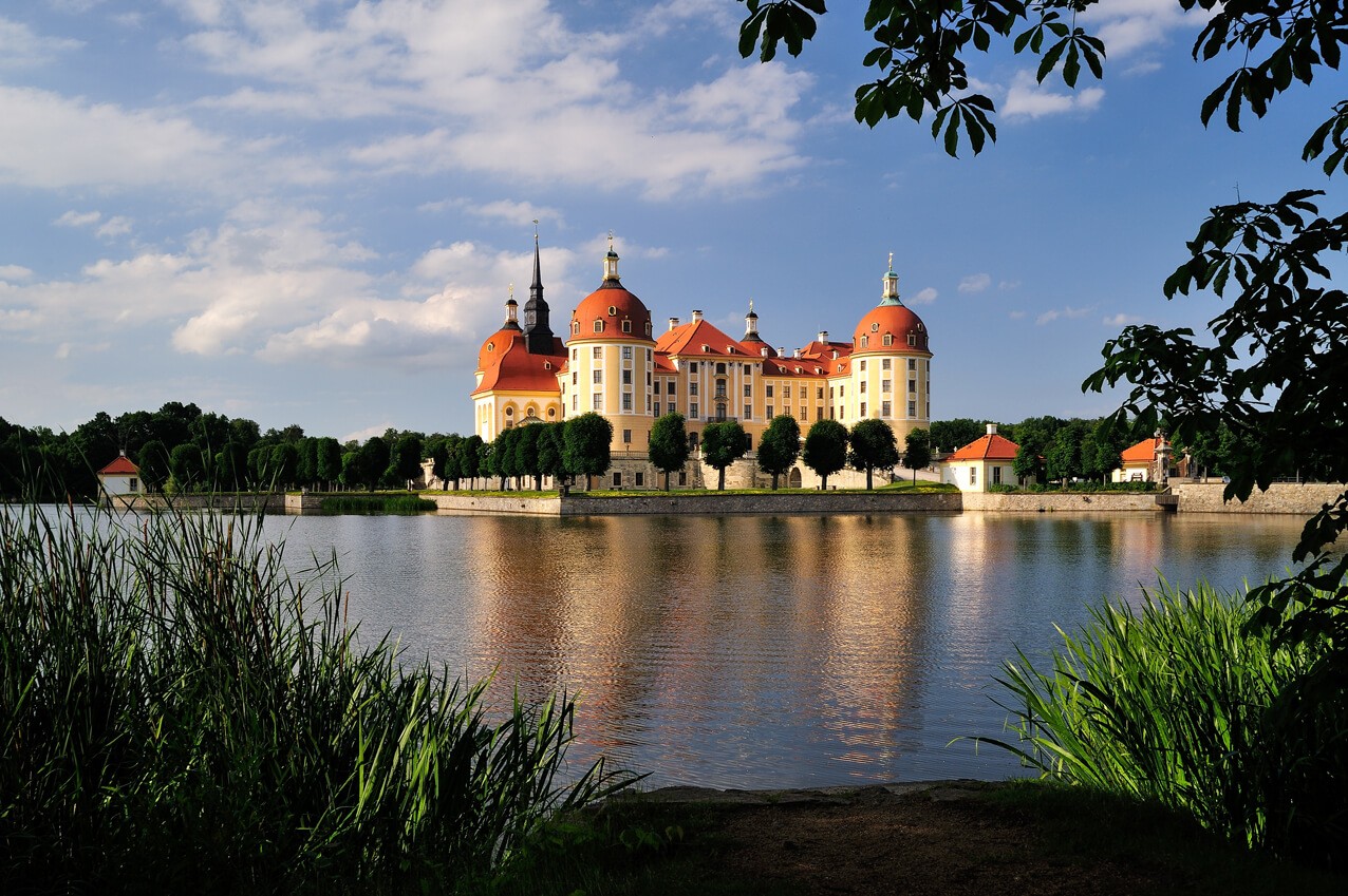 STADT Skyline Moritzburg Wandbild 0118