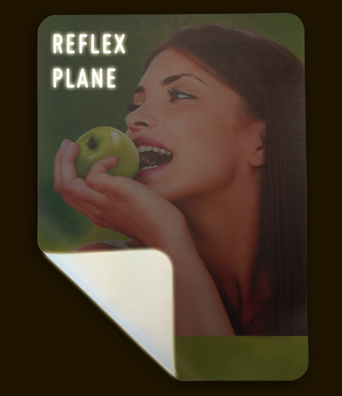 Reflexionsbanner / -plane inkl. Druck