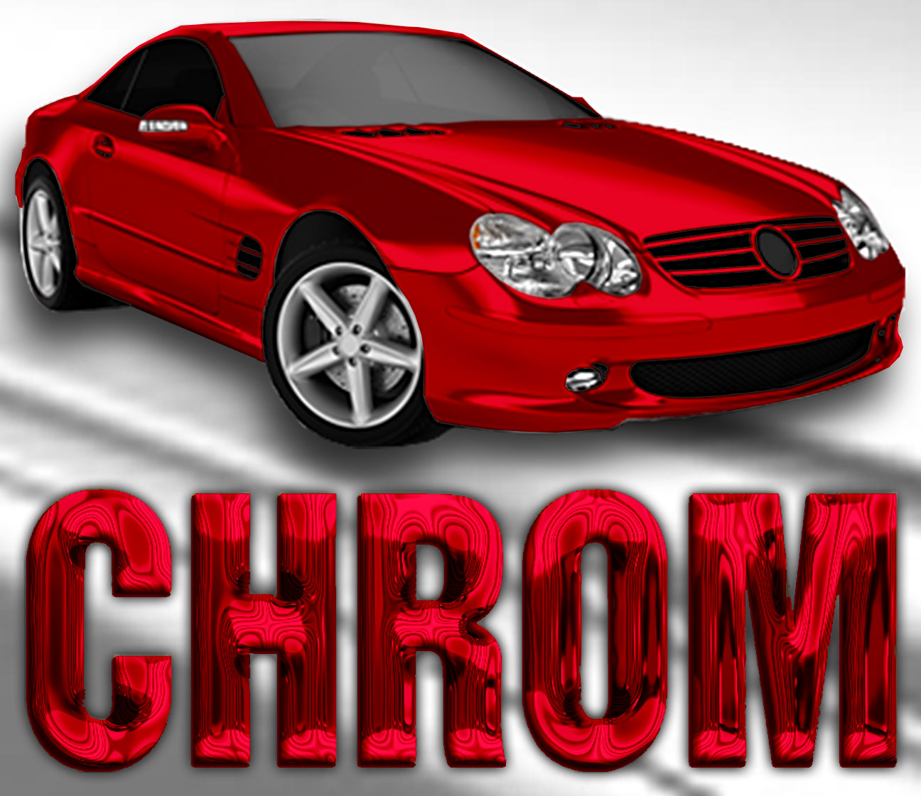 Autofolie CHROM Rot Glanz, Matt Carwrapping