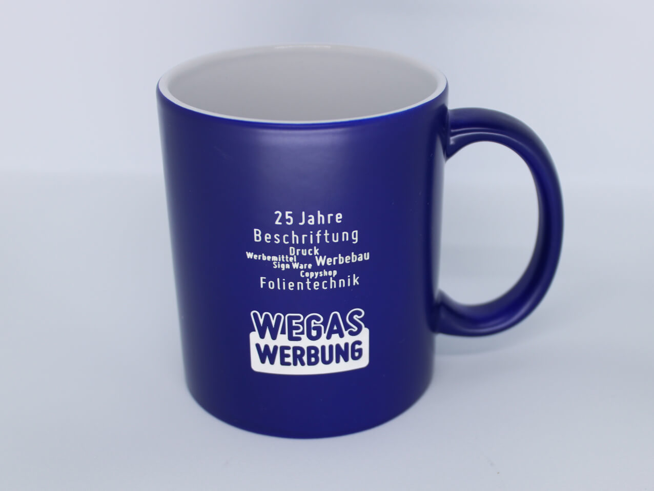 Kaffeetasse Kaffeebecher mit Werbegravur WEGASwerbung