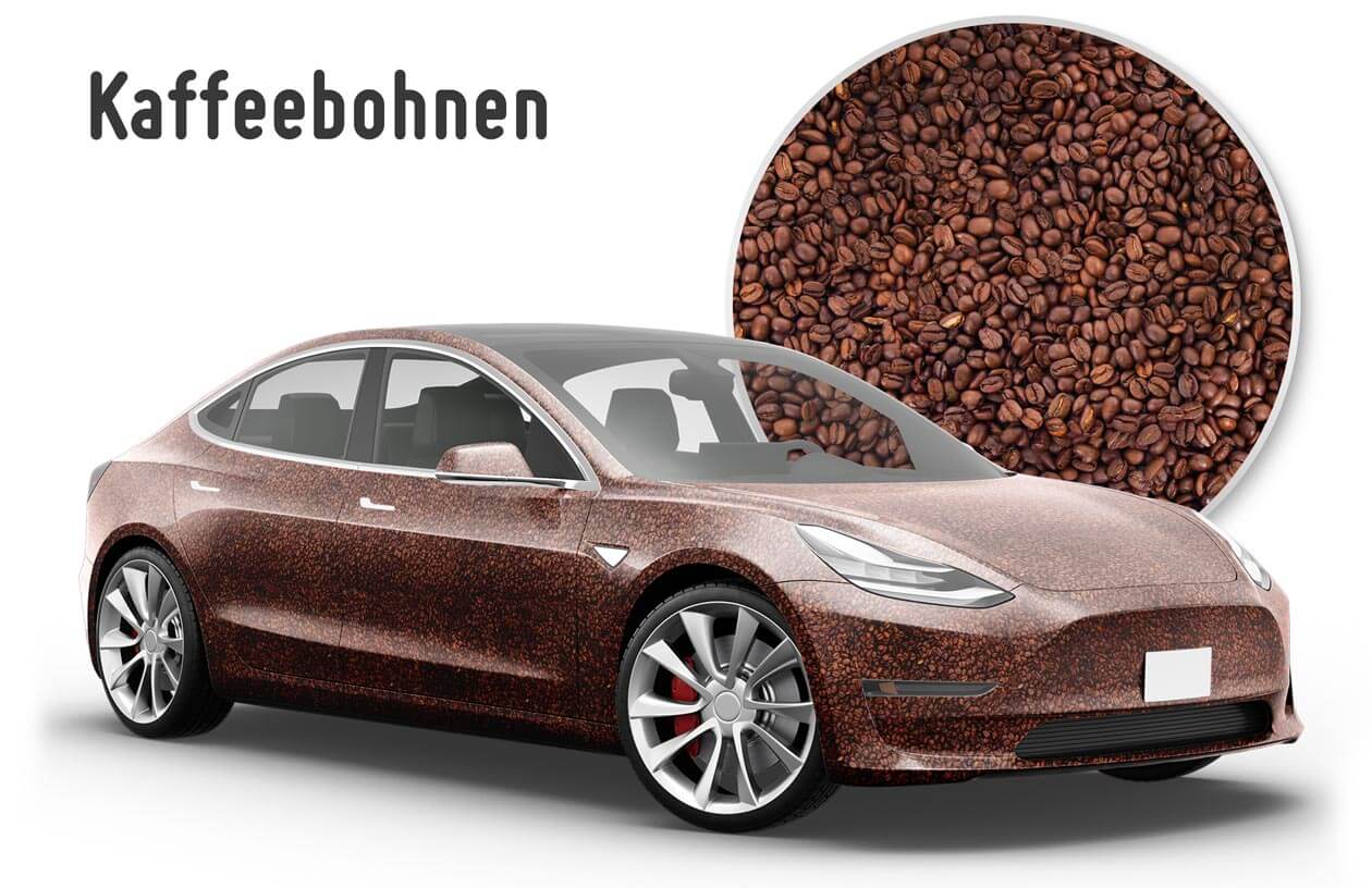 NAHRUNG KAFFEEBOHNEN 3-D Effekt Motivdruck Autofolie Car Wrapping