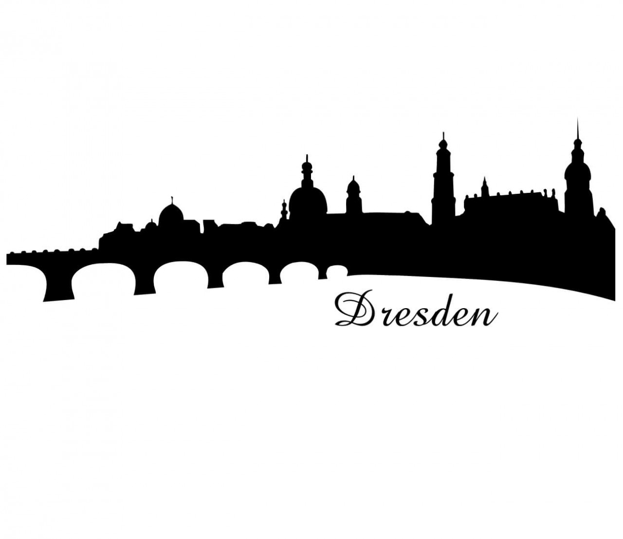 STADT Dresden Silhouette Tattoo 0001