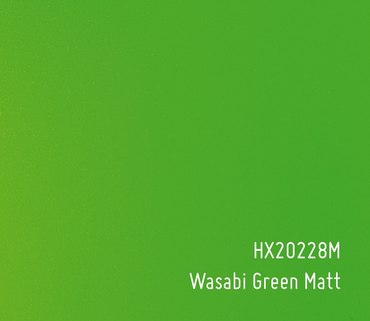 Autofolie Hexis HX20228M - Wasabi Green Matt