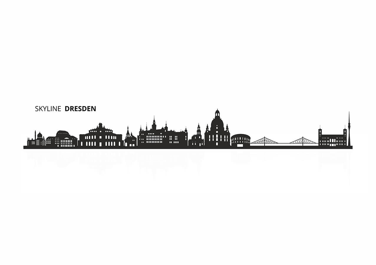 STADT Skyline Dresden Tattoo 0106