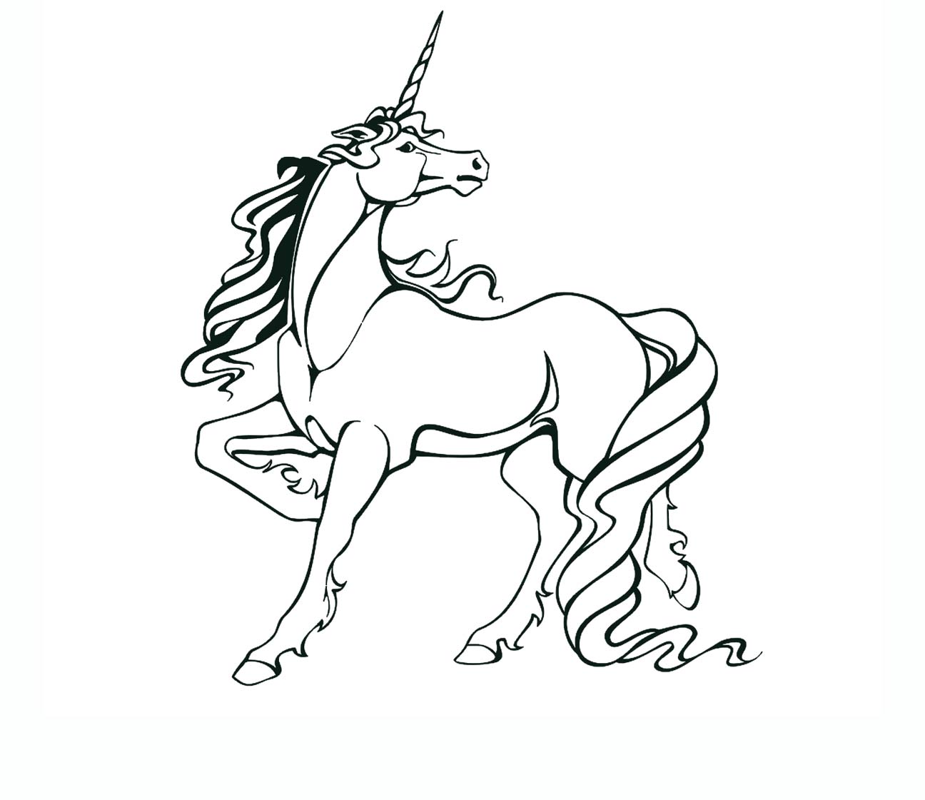 Fantasy_Einhorn_Pegasus_Fabeltiere_Elfe_Meerjungfrau_Wand_Tattoo