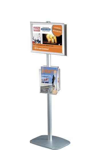 Posterständer mit Prospekthalter Multi Stand doppelseitig 943