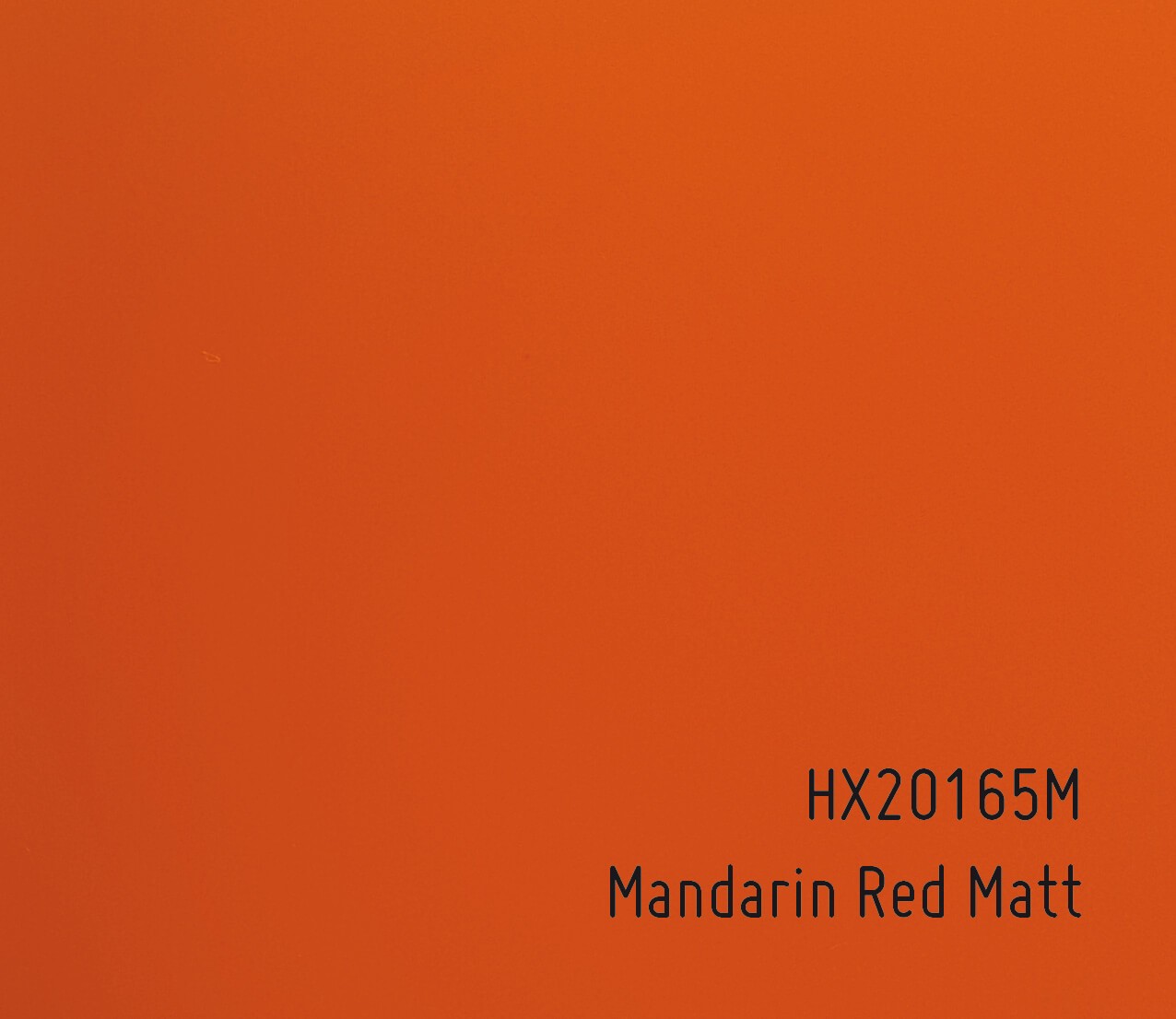 Autofolie Hexis HX20165M - Mandarin Red Matt