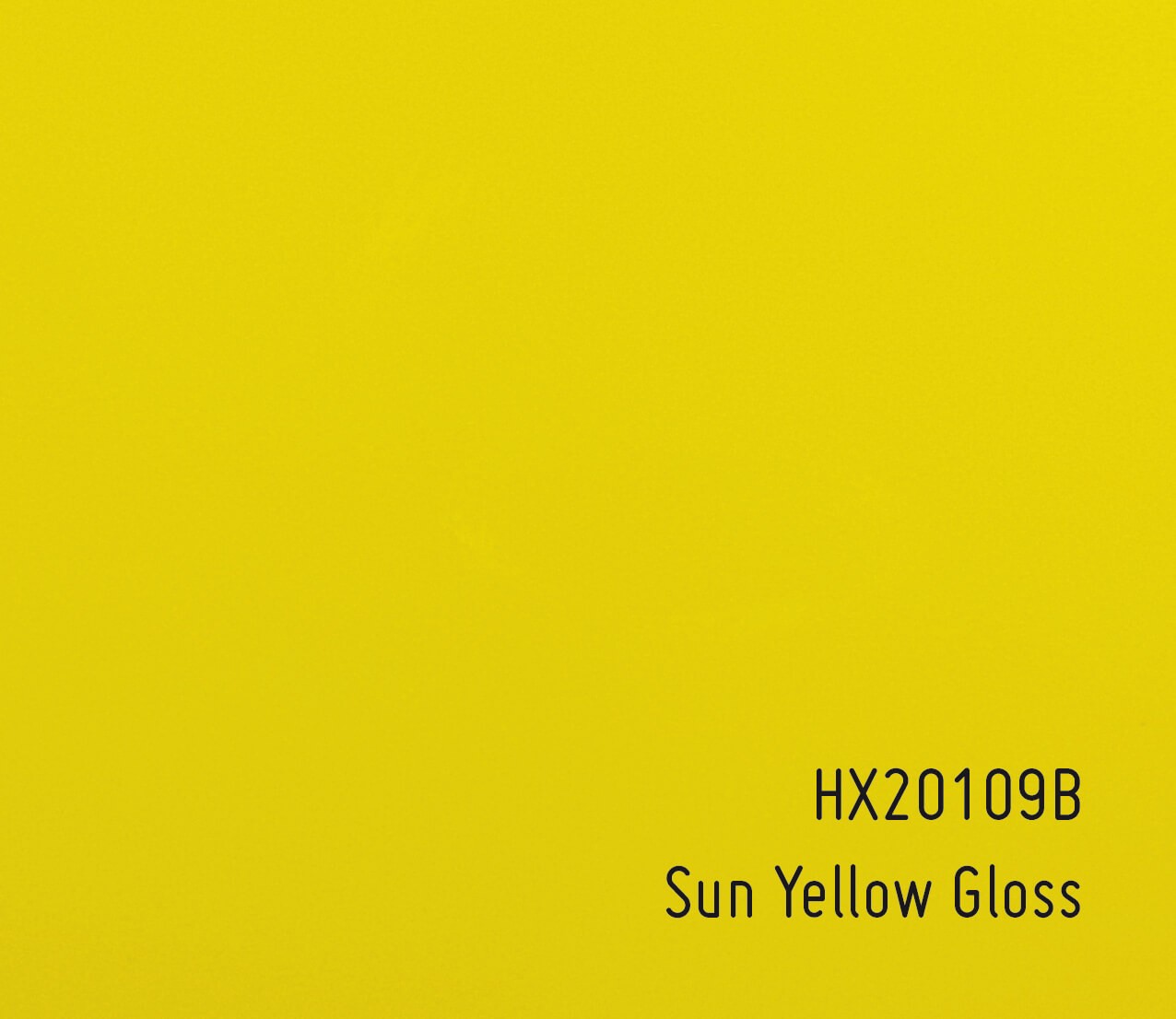 Autofolie Hexis HX20109B - Sun Yellow Gloss