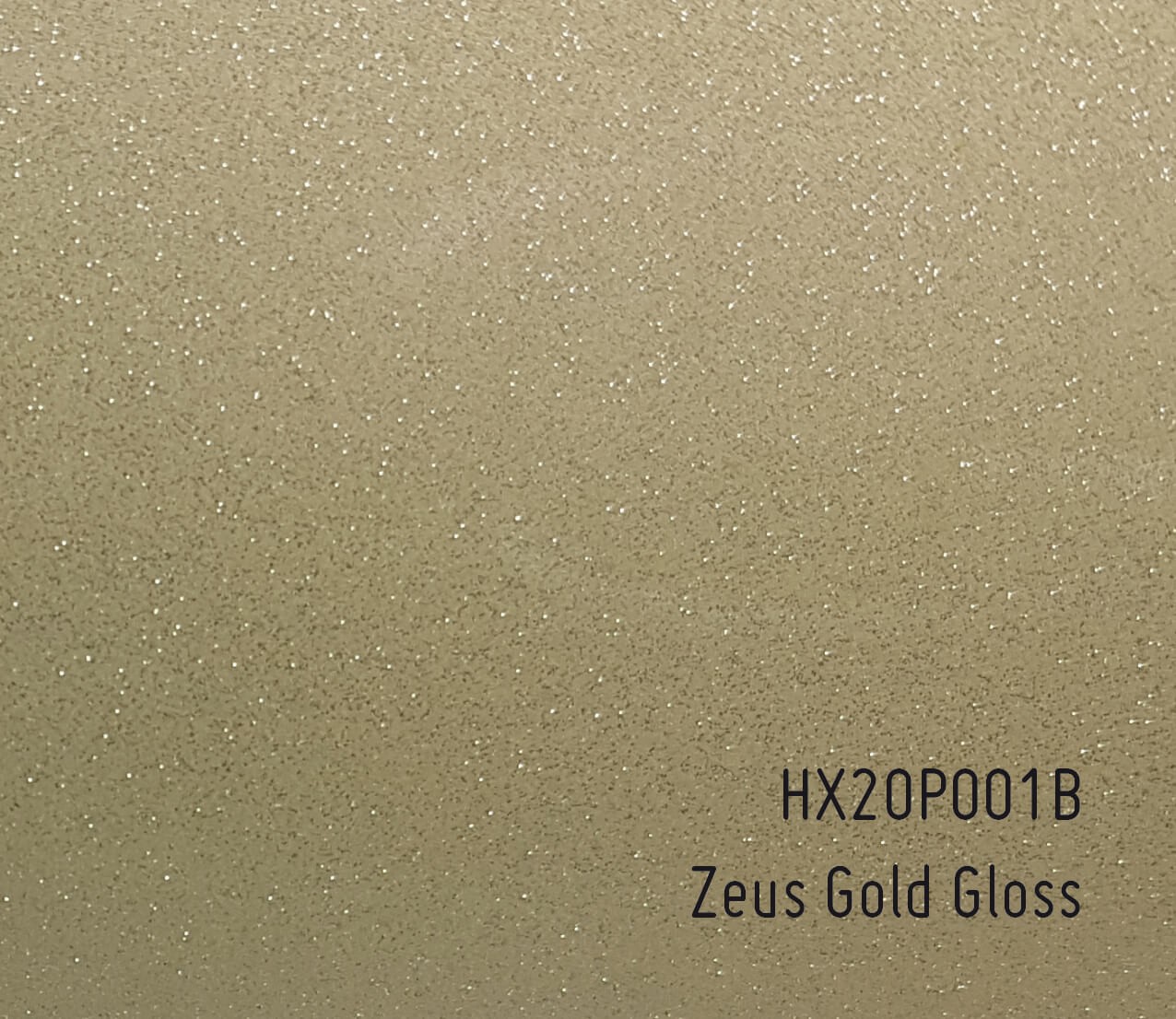 Autofolie Hexis HX20P001B - Zeus Gold Gloss (mit Glitzer)