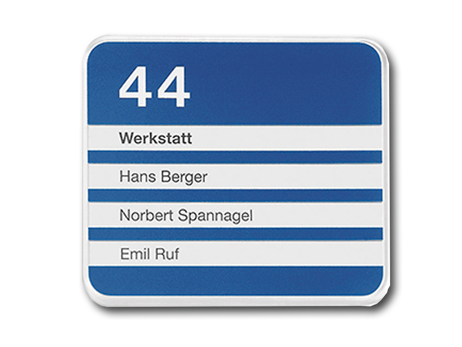 Türschild MAXI Komplett