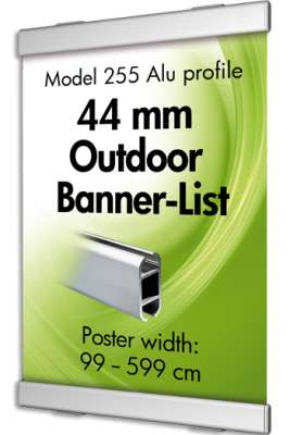 Banner Leiste 44mm, Aussen 255