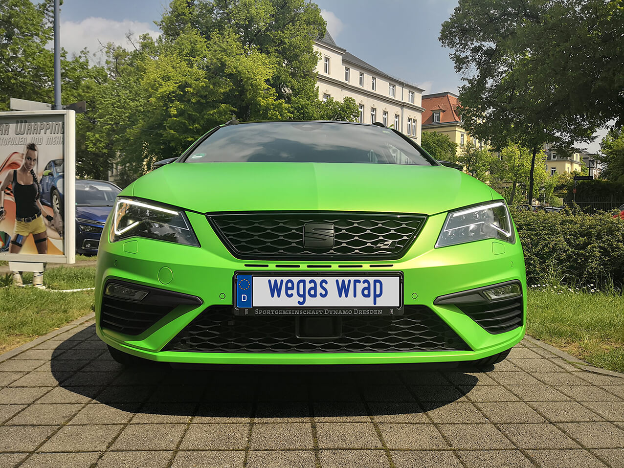 Autofolie Hexis HX20228M - Wasabi Green Matt, Car Wrapping
