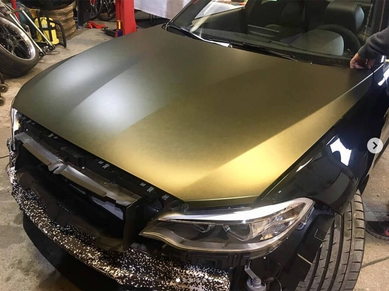 3d 4d gold metallic GLANZ Autofolie-von-Orafol-970-Carwrapping